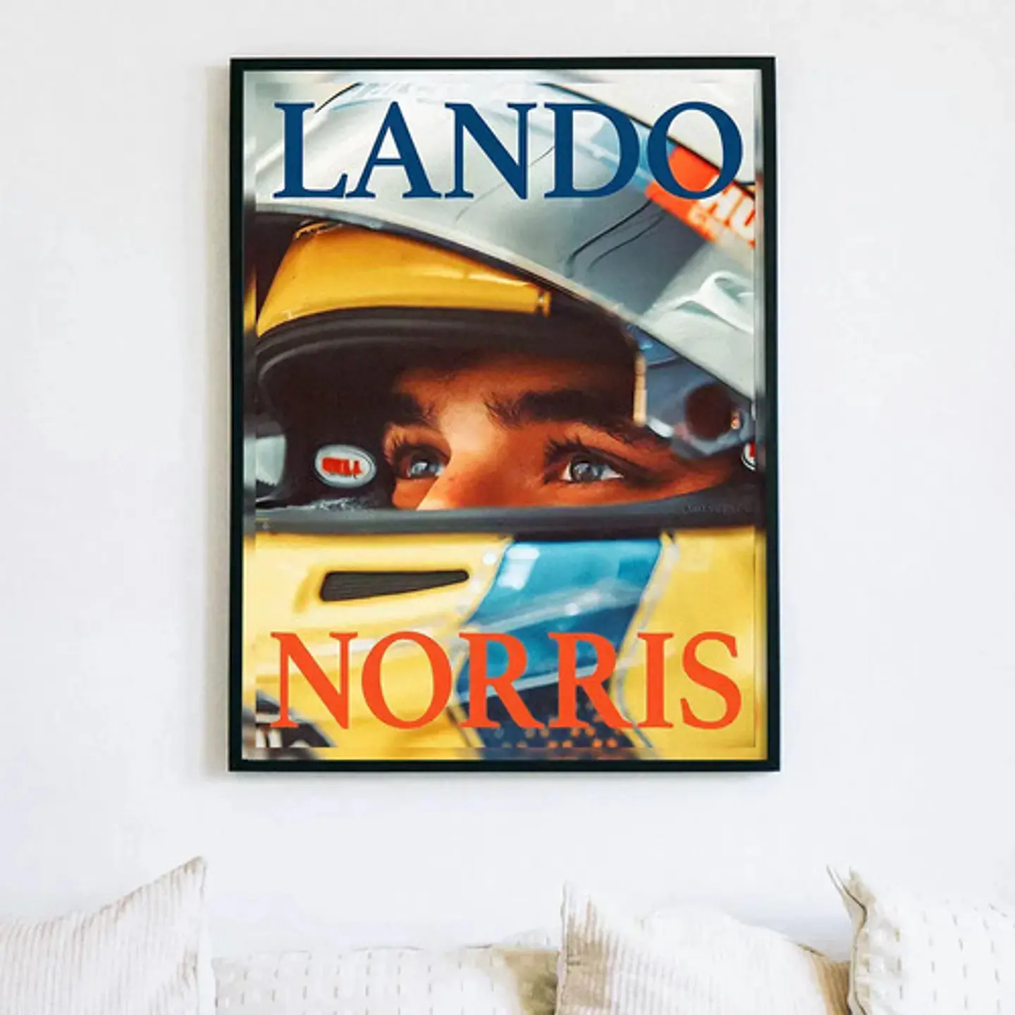 Cuadros De Lando Norris 4 Campeón 2025-6 Mclaren F1 + Marco 4
