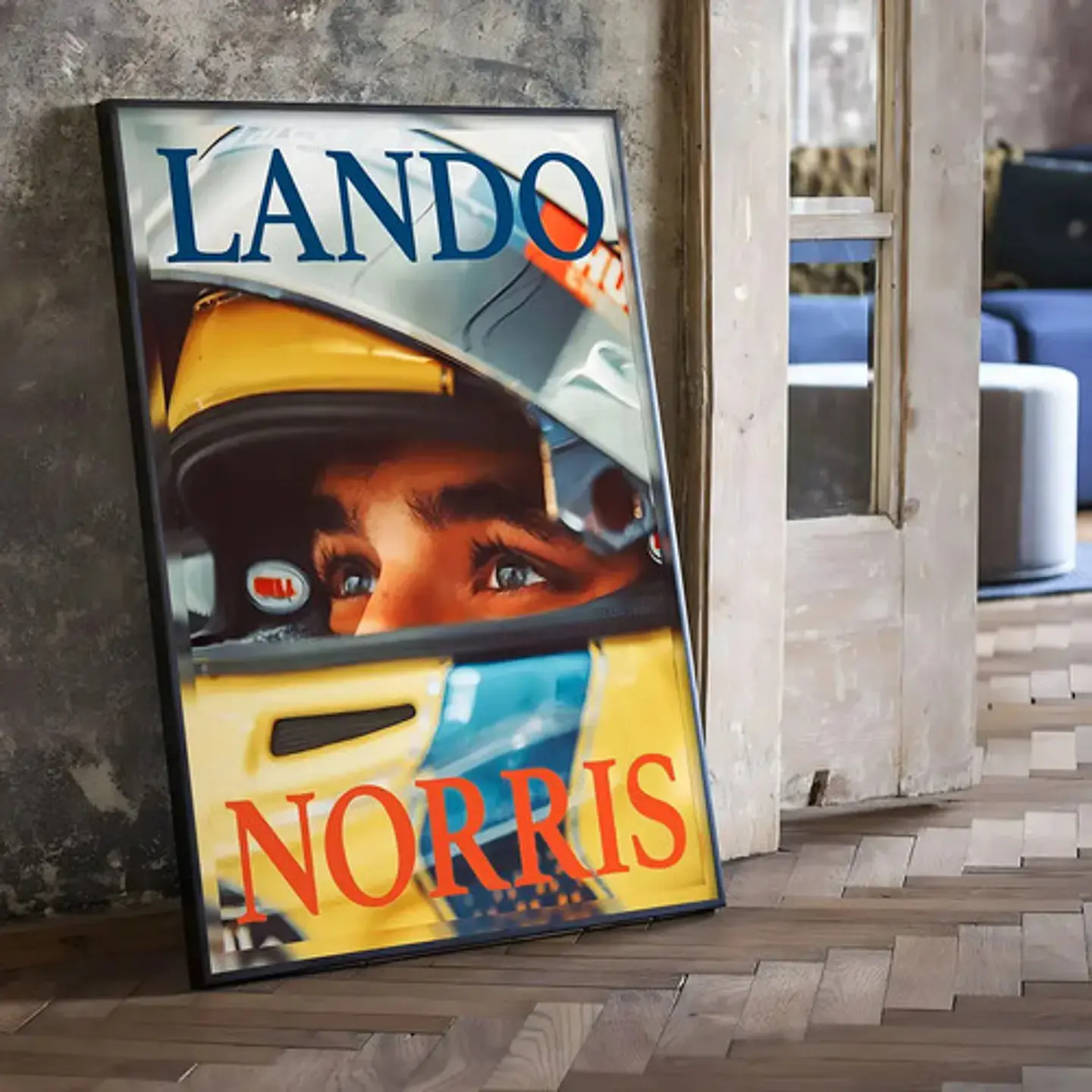 Cuadros De Lando Norris 4 Campeón 2025-6 Mclaren F1 + Marco 5