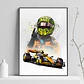 Cuadros De Lando Norris 4 Campeón 2025-6 Mclaren F1 + Marco - Miniatura 7