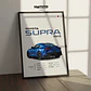 Cuadro Auto Toyota Supra Mk5  Deportivo + Marco - Miniatura 3