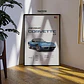 Cuadro Auto Chevrolet Corvette C3 Deportivo + Marco - Miniatura 3