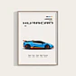 Cuadro Lamborghini Huracán Sto Deportivo  + Marco - Miniatura 1