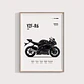 Cuadros De Modelos Motos Yamaha + Marco Negro - Miniatura 12