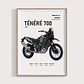 Cuadros De Modelos Motos Yamaha + Marco Negro - Miniatura 15