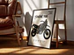 Cuadros De Modelos Motos Yamaha + Marco Negro - Miniatura 16