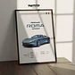 Cuadro Auto Ferrari Roma Spider Deportivo + Marco - Miniatura 2