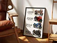 Cuadro Motos Suzuki Hayabusa Evolucion Deportivo + Marco - Miniatura 3