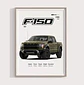 Cuadro Camioneta Ford F-150 + Marco - Miniatura 2