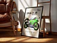 Cuadro Kawasaki Ninja Zx-6r 40th Aniversario  + Marco Negro - Miniatura 3