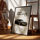 Cuadro Auto Nissan Silvia S15 Jdm Deportivo + Marco - Miniatura 1