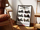 Cuadro Motos Honda Gold Wing Coleccion Deportivo + Marco - Miniatura 1