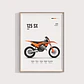 Cuadro Ktm 125 Sx 2025  Deportivo + Marco Negro - Miniatura 2