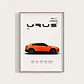 3 Cuadros De Lamborghini Urus Deportivo + Marco - Miniatura 8