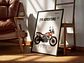Cuadros De Modelos Motos Ktm Duke + Marco Negro - Miniatura 4