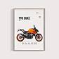 Cuadros De Modelos Motos Ktm Duke + Marco Negro - Miniatura 12