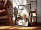 Cuadros De Modelos Motos Ktm Duke + Marco Negro - Miniatura 13