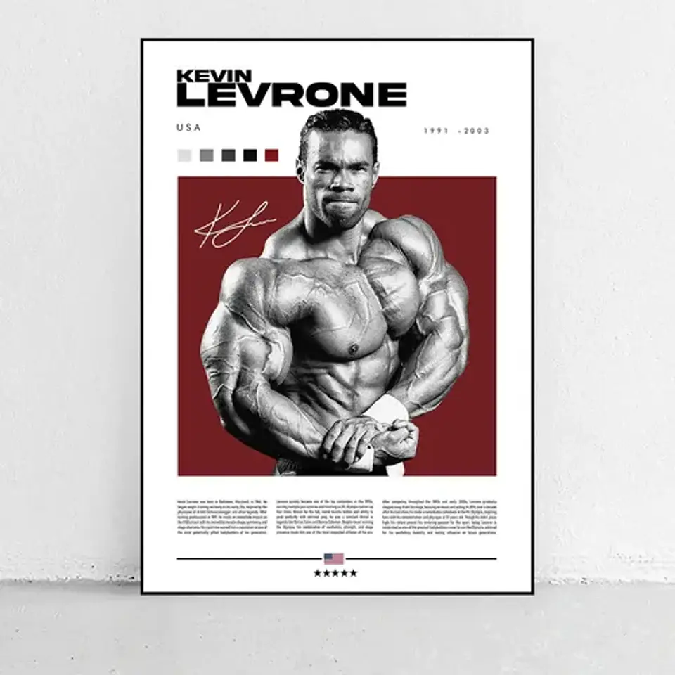 6 Cuadros De Culturistas Mr. Olympia Coleman, Arnold, Chris 7