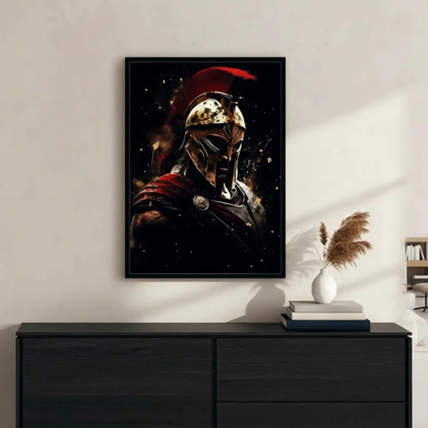 6 Cuadros Espartanos Guerrero Estilo Decoración Tendencia 6