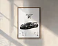 Cuadro Auto Mclaren P1  Deportivo + Marco Negro - Miniatura 1