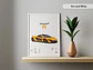Cuadro Auto Mclaren P1  Deportivo + Marco Negro - Miniatura 4