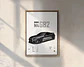 Cuadro Auto Bmw M4 G82 Deportivo + Marco Negro - Miniatura 1