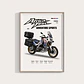 Cuadro Moto Honda Africa Twin Deportivo + Marco - Miniatura 3