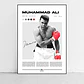 6 Cuadros De Leyendas Boxeo Peleadores Boxeadores + Marco - Miniatura 4