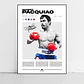6 Cuadros De Leyendas Boxeo Peleadores Boxeadores + Marco - Miniatura 6