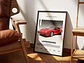 Cuadro Auto Lamborghini Countach Deportivo + Marco - Miniatura 2