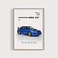 Cuadro Subaru Impreza Wrx Sti 2004 Deportivo  + Marco - Miniatura 1