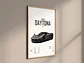 Cuadro Auto Ferrari Daytona Sp3 Deportivo + Marco Negro - Miniatura 2