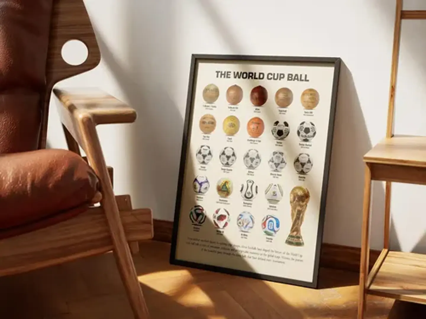 Cuadro Histórico Campeonato Mundial De Futbol Balones 2