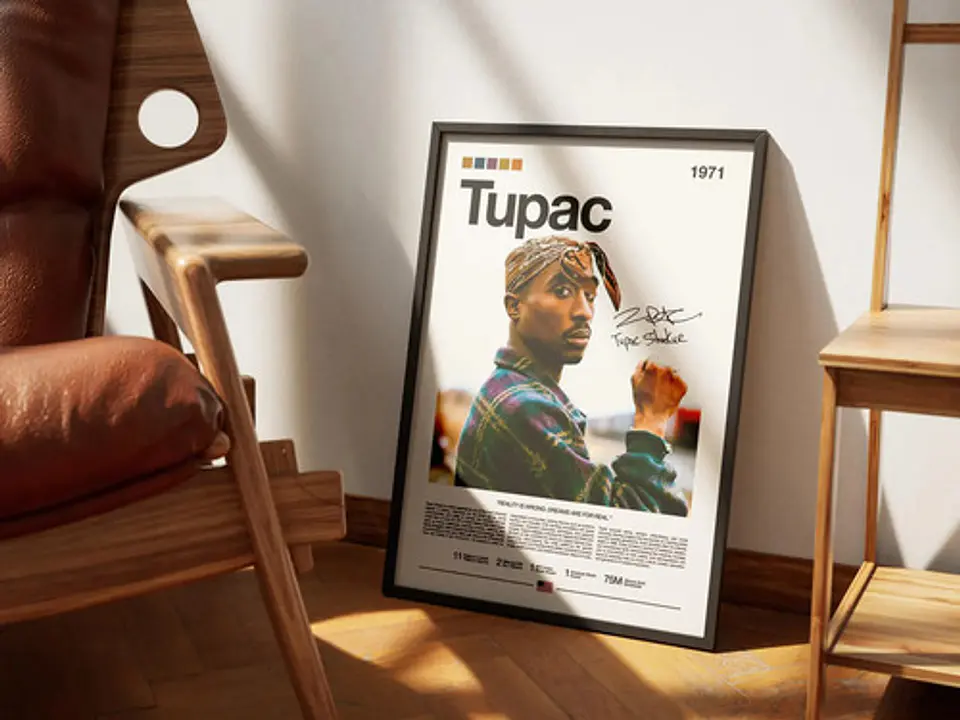 9 Cuadros De Tupac Shakur Rap 2pac Hip Hop 90 West Coast Rap 2