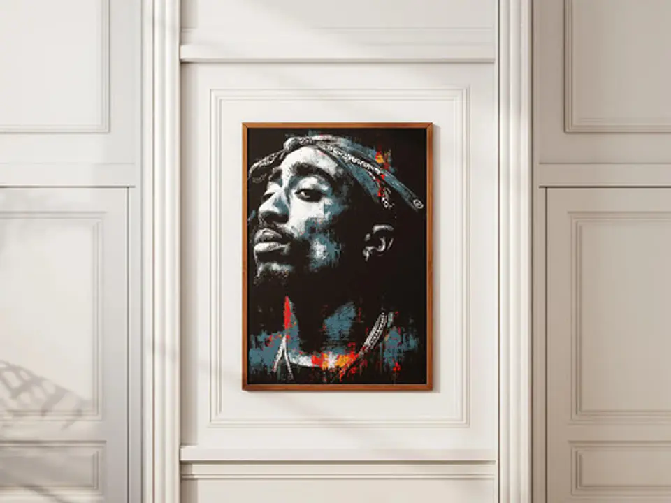 9 Cuadros De Tupac Shakur Rap 2pac Hip Hop 90 West Coast Rap 6