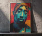 9 Cuadros De Tupac Shakur Rap 2pac Hip Hop 90 West Coast Rap - Miniatura 7