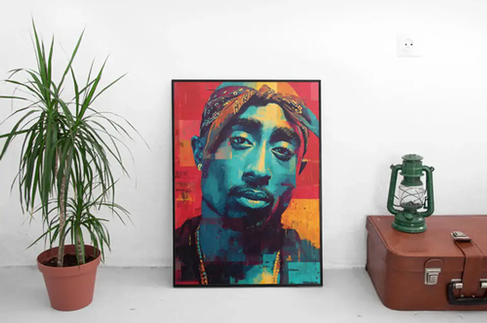 9 Cuadros De Tupac Shakur Rap 2pac Hip Hop 90 West Coast Rap 8