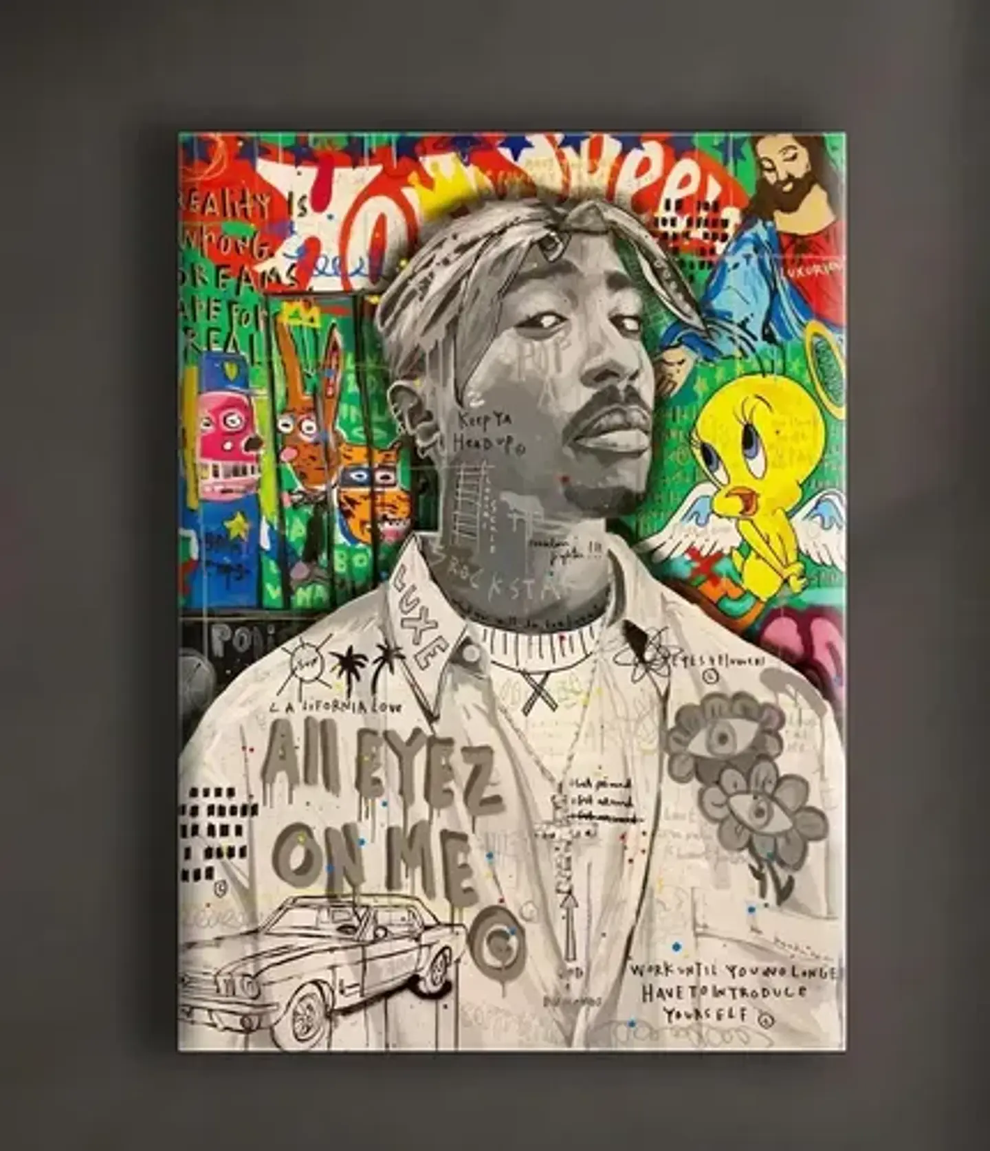 9 Cuadros De Tupac Shakur Rap 2pac Hip Hop 90 West Coast Rap 10