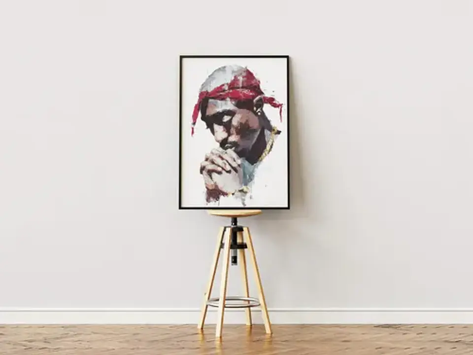 9 Cuadros De Tupac Shakur Rap 2pac Hip Hop 90 West Coast Rap 11