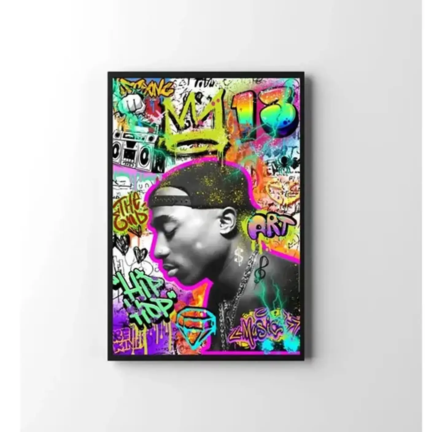 9 Cuadros De Tupac Shakur Rap 2pac Hip Hop 90 West Coast Rap 12