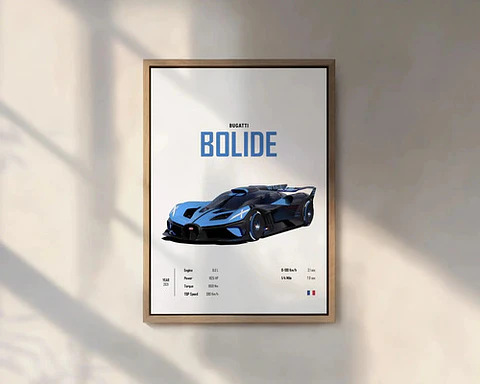 Cuadro Pagani Imola, Zonda, Bulide Y Huayra + Marco Negro