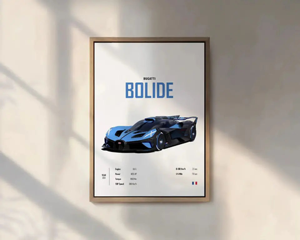Cuadro Pagani Imola, Zonda, Bulide Y Huayra + Marco Negro 2