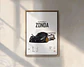 Cuadro Pagani Imola, Zonda, Bulide Y Huayra + Marco Negro - Miniatura 6