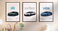 Cuadro Bugatti Chiron, Veyron, La Voiture Noire Y Divo - Miniatura 1