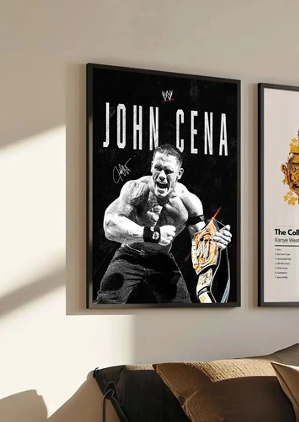 3 Cuadros De Wwe John Cena Superestrella 1