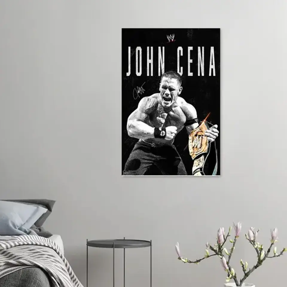 3 Cuadros De Wwe John Cena Superestrella 3