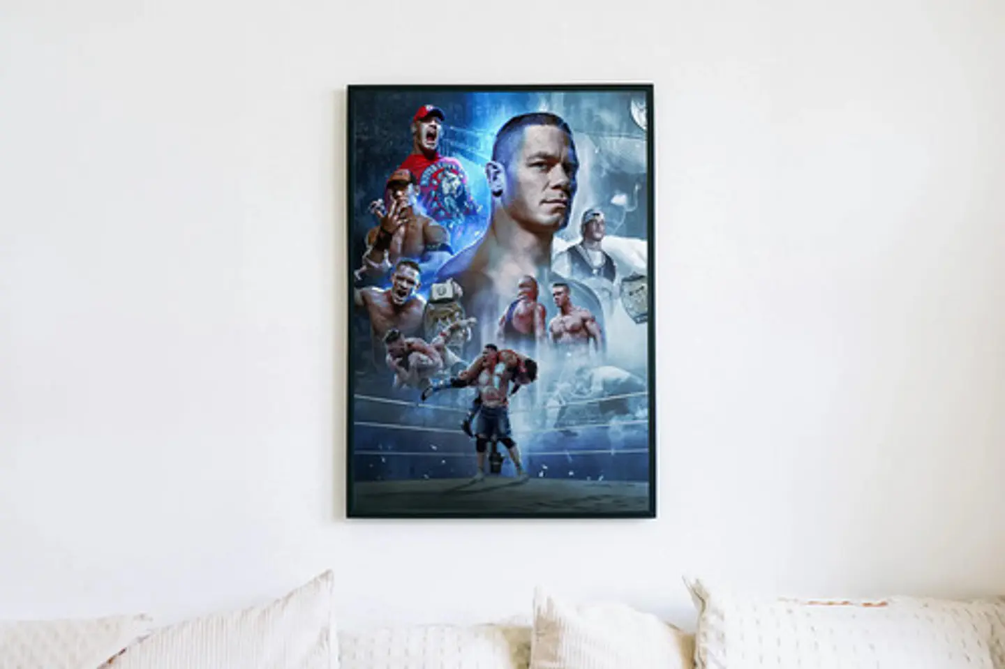 3 Cuadros De Wwe John Cena Superestrella 5