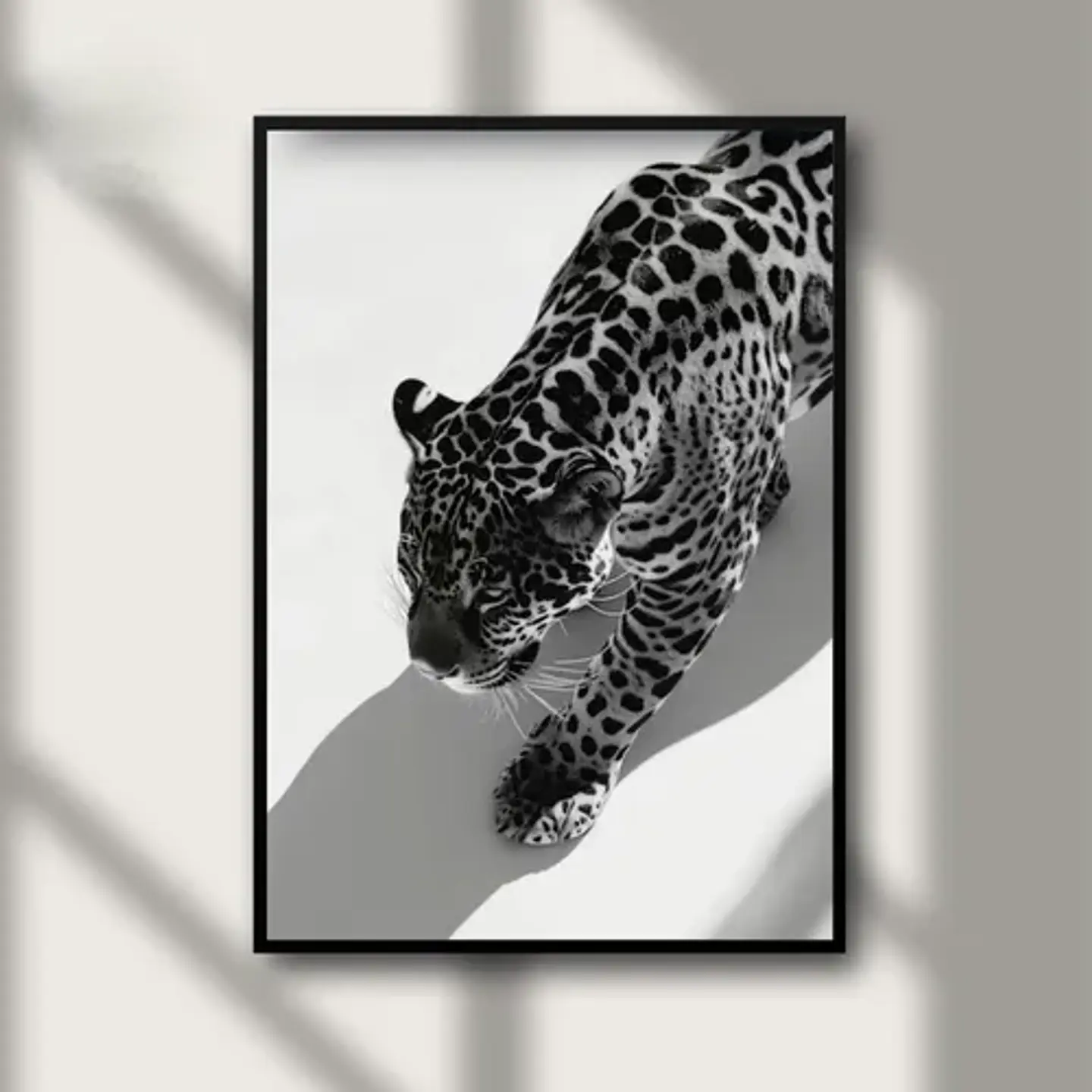 7 Cuadros De Leopardo Animal Decoración Felino Living 1
