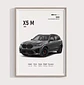 Cuadro Auto Bmw X5 M Deportivo + Marco - Miniatura 1