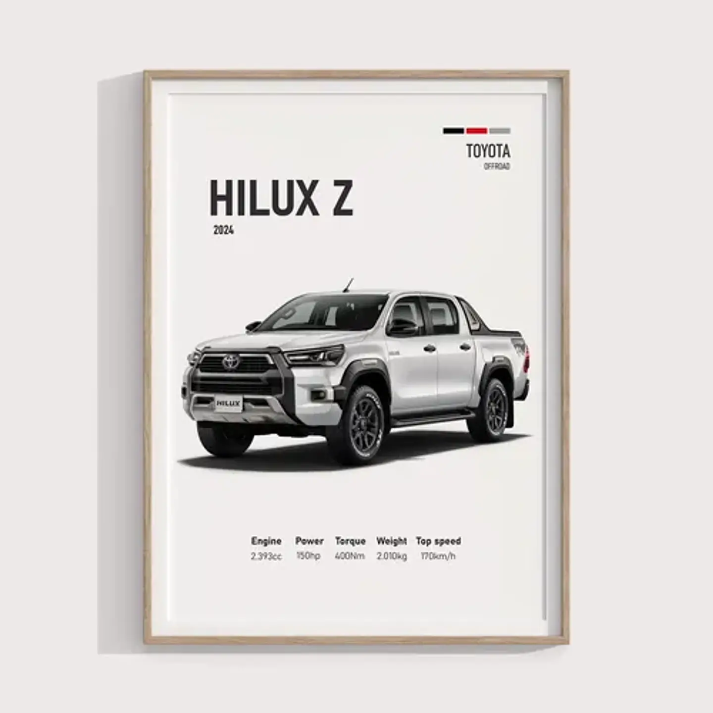 Cuadro Toyota Hilux + Marco 1