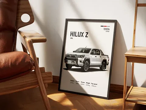 Cuadro Toyota Hilux + Marco